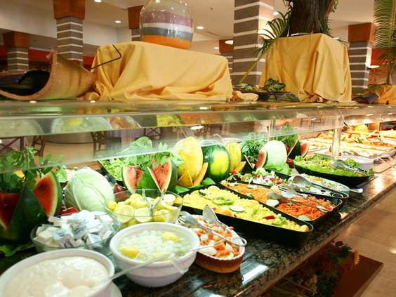 Uitgebreide saladebar Paradise Lago Taurito - vers buffet all inclusive Gran Canaria