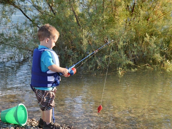 Camping cahteau des marais - vissen