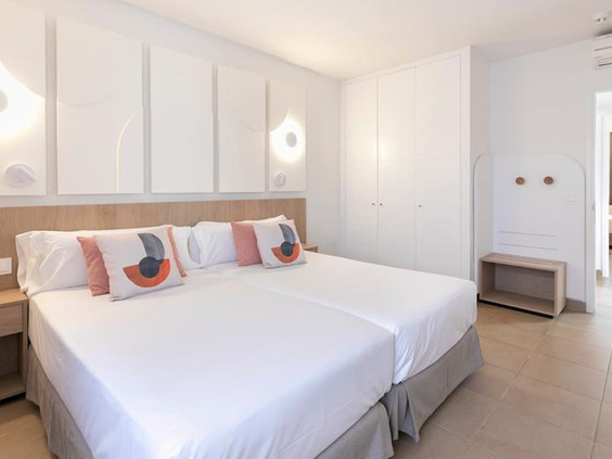 Slaapkamer appartement Parque Cristobal Gran Canaria - comfortabele familiekamer vakantiepark Playa del Ingles