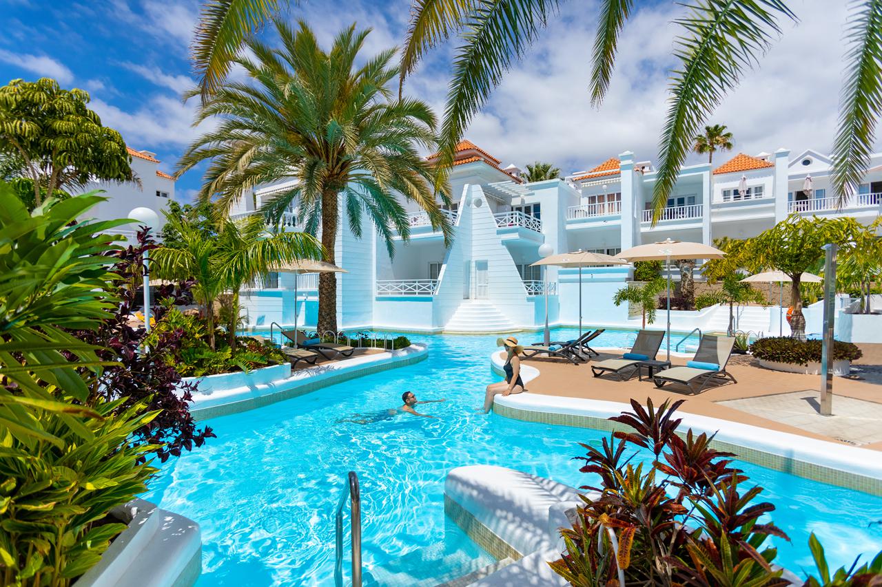 Kindvriendelijk zwembad in rivierstijl bij Lagos de Fañabe Beach Resort