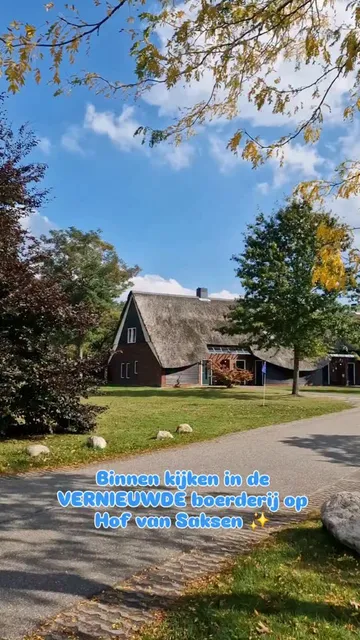 Binnen kijken in de vernieuwde boerderij op Hof van Saksen